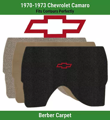 Lloyd Berber Trunk Carpet Mat For '70-73 Chevy Camaro W/Red Chevy Outline Bowtie • $207.99