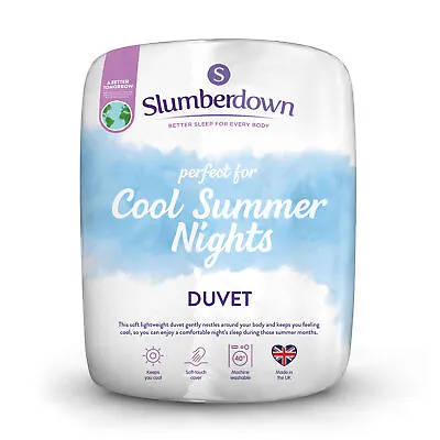 Slumberdown Cool Summer Nights Lightweight Hollowfibre Duvet • £18.90