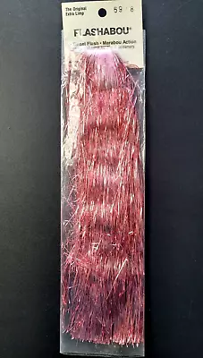 FLASHABOU ORIGINAL - PINK #6918 - HEDRON - Fly Tying Materials - FLASH - NEW! • $4.99