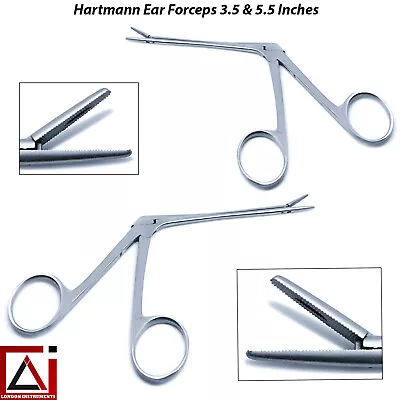 Beaden® Hartman Alligator Ear Forceps ENT Serrated Surgical Orthopedic Tools CE • £5.99