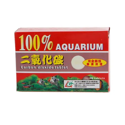 36pcs CO2 Carbon Dioxide Plant Tablets For Plants Aquarium Fish Tank Diffuser • £5.30