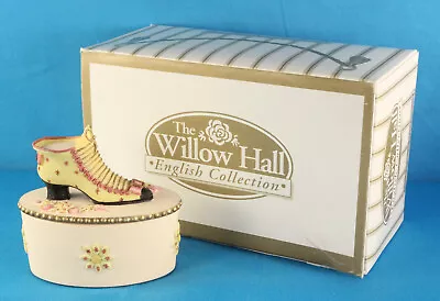 Willow Hall Shoe Trinket Box - Victorian Shoes Collection -  Charlotte  No. 7809 • $4.99