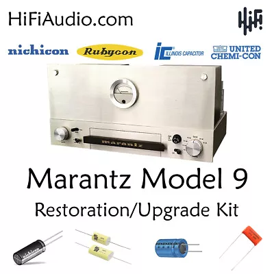 Marantz Model 9 Amplifier Capacitor Restoration Recap Repair Service Rebuild Kit • $145