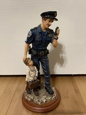 Vanmark Blue Hats Of Bravery A Safe Return Police Figurine • $49.99