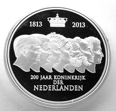 KINGDOM OF THE NETHERLANDS BICENTENNIAL 1813-2013 BU Proof Medal 40mm 28g. BB5 • $32.95