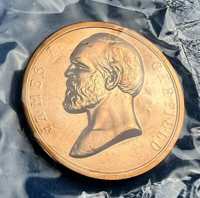 🔥 The Official Medals Of America's Presidents James Garfield Bronze Token • $14.95