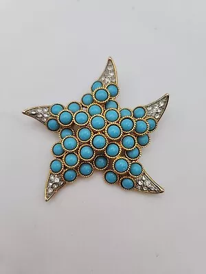 Vintage KJL  By Kenneth Jay Lane Starfish Brooch • $50