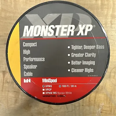 Monster XP Compact Speaker Cable XPMS (100 Ft/30 M) MiniSpool Speaker Wire • $25