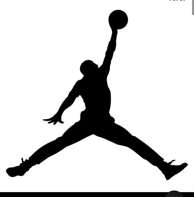 Michael Jordan Jumpman Basketball Sticker Nike Laptop Wall Art Decal - 4 Pack • $11.99