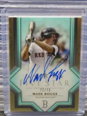 2023 Topps Five Star Wade Boggs Aqua Auto Autograph #72/75 Red Sox • $14.50