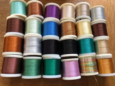 24 X Madeira Rayon No. 40 200m Embroidery Threads • £20