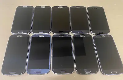 LOT OF 10 Samsung Galaxy S3 Blue/Black GSM Unlocked • $249.95
