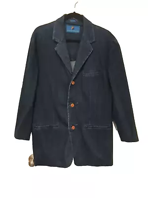 Giorgio Brutini Men's M Blue Denim Sports Jacket Blazer-77 • $45