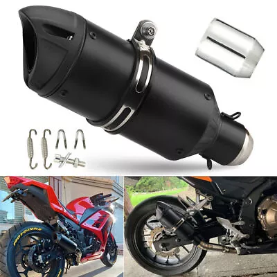 51mm Slip-on Universal Motorcycle Exhaust Muffler Tail Pipe For Kawasaki Ninja • $37.60