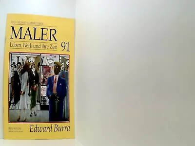 Das Grosse Sammelwerk Maler. Leben Werk Und Ihre Zeit. Heft 91 Edward Burra. • £28.74