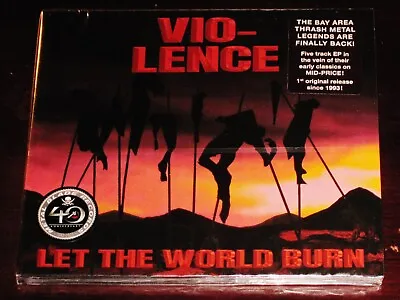 Vio-Lence: Let The World Burn - Limited Edition CD 2022 Metal Blade Digipak NEW • $17.95