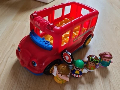 £3 • Buy Fisher Price Little People Bus With 4 People And Sounds