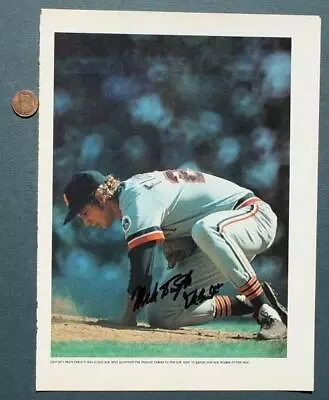 Detroit Tigers Star Mark  The Bird  Fidrych Signed / Autographed Magazine Photo- • $19.99