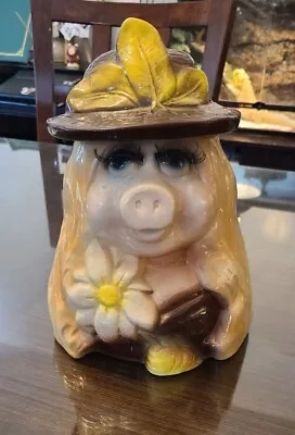 Rare Vintage Muppets Miss Piggy Jar • $80