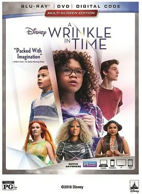 A Wrinkle In Time (Disney 2018 Blu Ray/DVD) - Brand New Sealed Free Shipping • $4.99