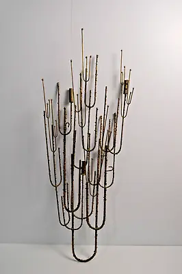 LARGE Signed C JERE Mid Century Modern Abstract Wall Sculpture Eames Structural • $1500
