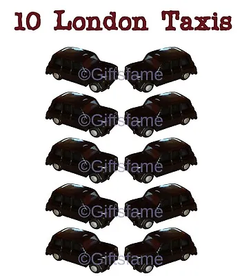 £29.99 • Buy 10 X London Black Cab Taxi Die Cast Souvenir Memento Metal Toy 