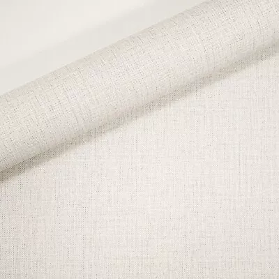 Light Grey Wallpaper Linen Effect Plain HeavyWeight Textured Non-Woven Vinyl • £9.99