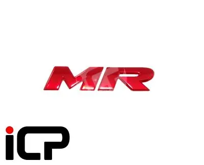 Genuine Red MR Rear Badge Emblem Fits: Mitsubishi EVO 8 9 7415A162 • $21.41