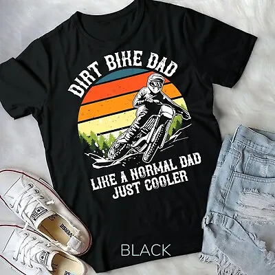 $17.99 • Buy Dirt Bike Dad Shirt Vintage Off Road Motorcycle Motocross T-Shirt Unisex T-shirt
