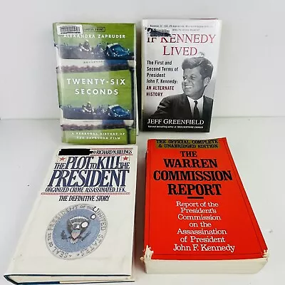 JFK Assassination Book Lot Warren Commission Twenty Six Seconds Zapruder Kennedy • $25