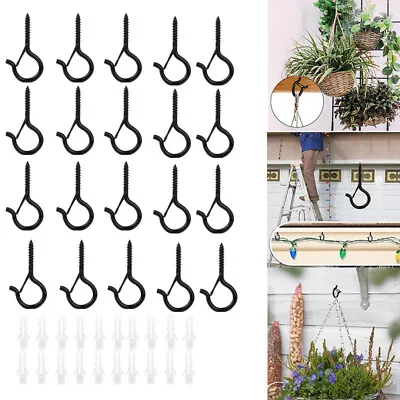 Pack Of 20 Q-Hanger Metal Screw Hooks - Secure And Easy-Release Hanging Solution • £4.70