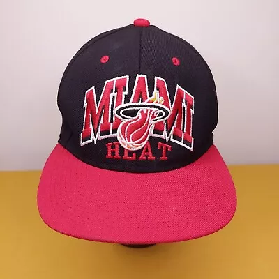 Miami Heat Mitchell & Ness NBA Hardwood Classics Snapback Basketball Hat Cap • £17.54