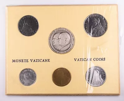 1959-1963 Vatican City 6 Coin Uncirculated Souvenir Set Medal -1 • $10