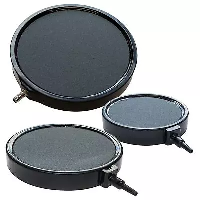 £9.95 • Buy Pond Aquarium Round Air Disc Stone Aeration Filtration Hydroponic Koi Oxygen