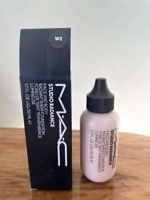 MAC Studio Radiance Face And Body Radiant Sheer Foundation 1.7 Oz - W2 • $18.90