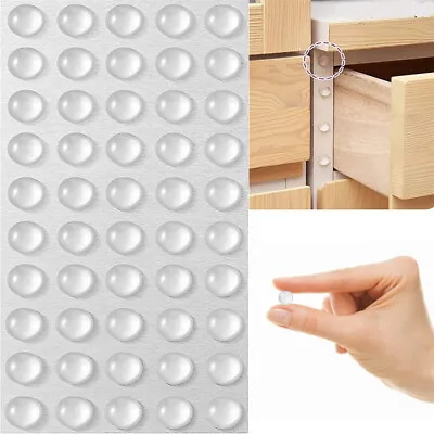 £2.91 • Buy 100PC Self Adhesive Rubber Feet Bumper Pads Cupboard Door Silicone Bumpers Stops