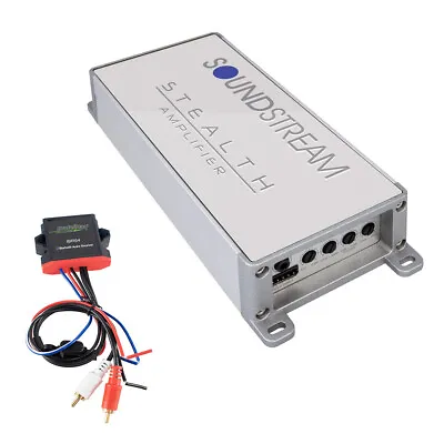 SM4.10000D 4CH Compact Marine Amplifier +BT Receiver For Boat ATV Motorcycle • $177.99