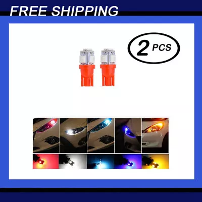 X2 T10 194 168 SMD 5050 LED Car Wedge Tail Side Parking Light Globe 12V - RED • $5.10