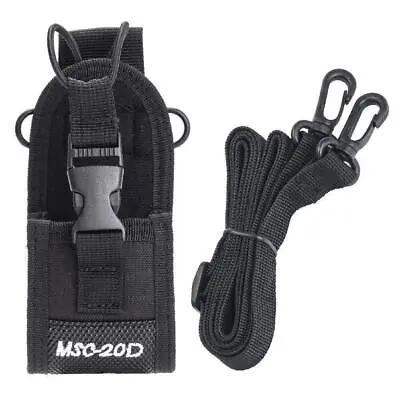 MSC-20D Nylon Pouch Bag Holster Carry Case For BaoFeng UV-5R UV-9R BF-888S Radio • £7.59