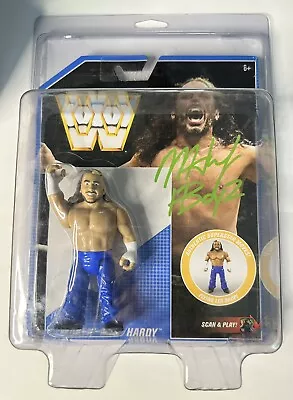 WWE Mattel Retro “Woken” Matt Hardy Autographed Figure W/Protector WWF MOC • $121.28