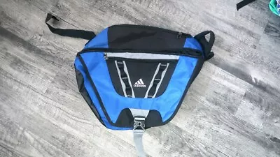 Adidas Load Spring Shoulder Sling Crossbody Bag Pockets Blue Vtg 20  • $25