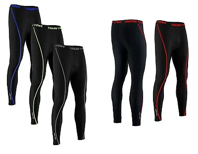 Mens Boys Thermal Compression Tights Base Layer Warm Running Gym Trouser Active • £10.99