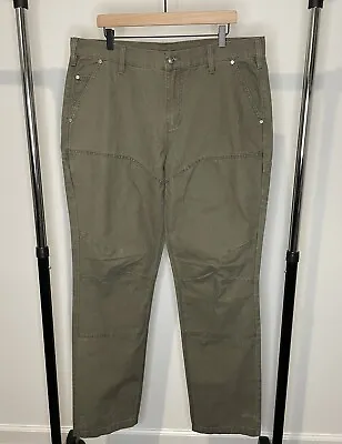 Harley Davidson Double Knee Pants Mechanic Green  38x36 96001-23VM NWT • $40