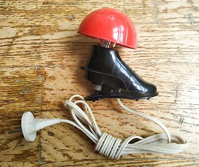 Vintage Soviet Working Night Light Lamp Football Soccer Boot Ball Sport USSR • $46.16