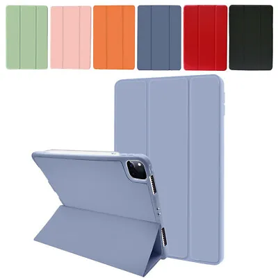 Leather Shock-proof Smart Case For IPad 7 8 9 10th Mini 5 6 Air 3 4 Pro 11 12.9 • £16.95