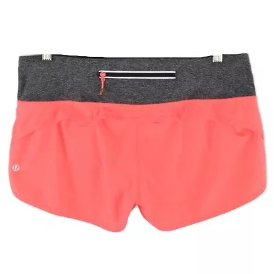 Lululemon Run: Speed Shorts *Block-It Pocket Size 8 In Grapefruit • $39.99