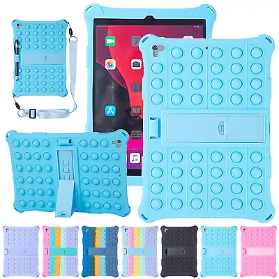 Kids Silicone Shockproof Strap Case Cover For IPad 7th 8th 9th Generation 10.2  • £13.49