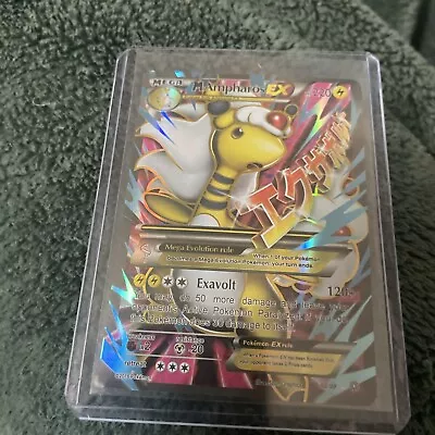 Pokemon Card - M Ampharos EX 2016 Ancient Origins Ultra Star Rare Holo 88/98 • $5