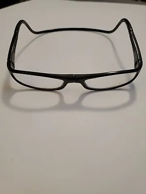 CliC Magnetic Expandable Reading Glasses Black Plastic Frame Unkown Strength  • $21.74