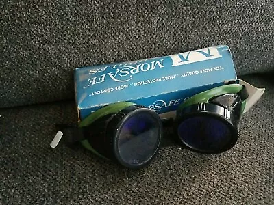 Vintage Morse Morsafe Goggles Safety Glasses 600Hx Steampunk 1/1 On Ebay  • $20